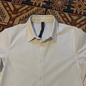 Lululemon Airing Easy Men’s Short Sleeve Shirt Bright White Size M